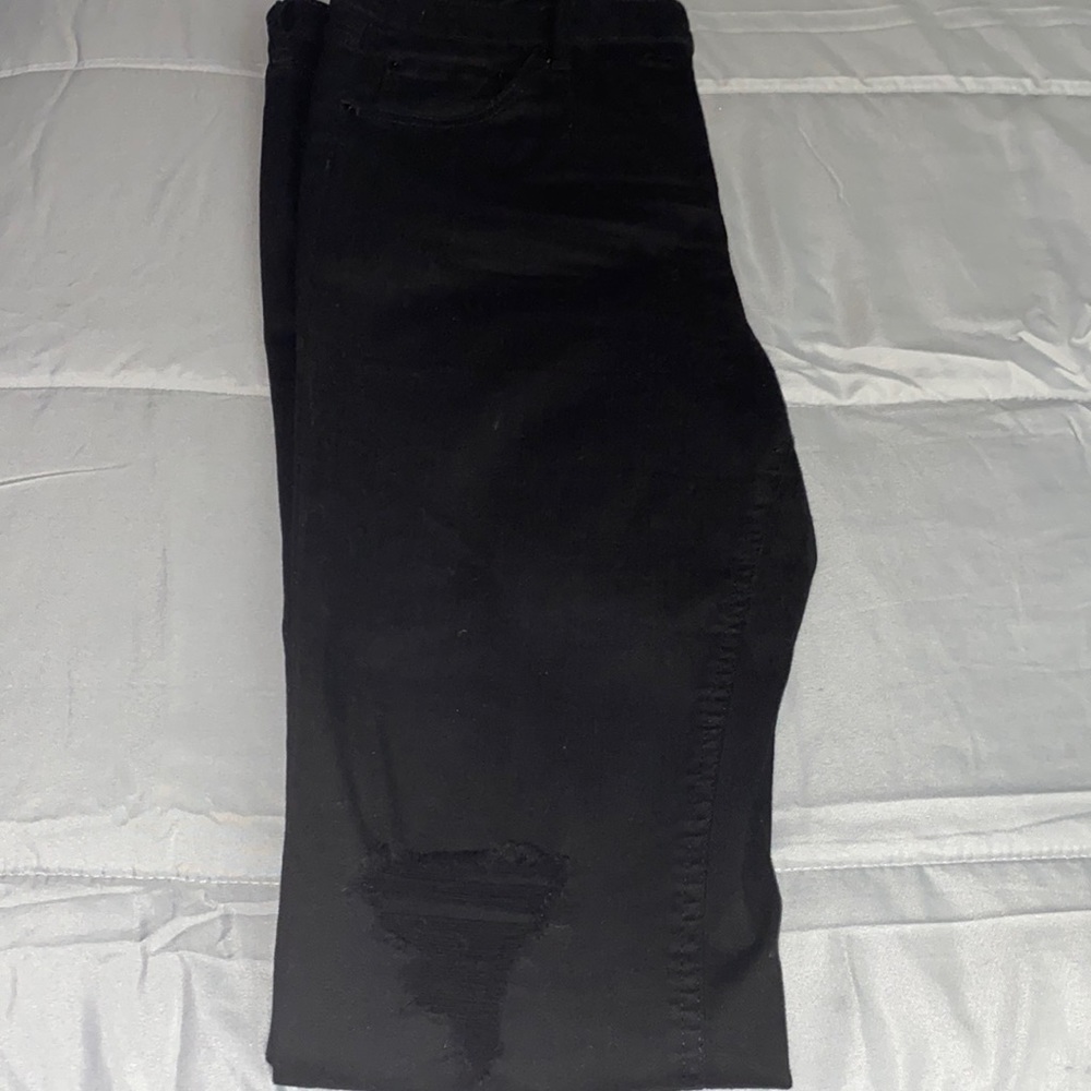 Wild Fable brand size 12 black cut jeans.